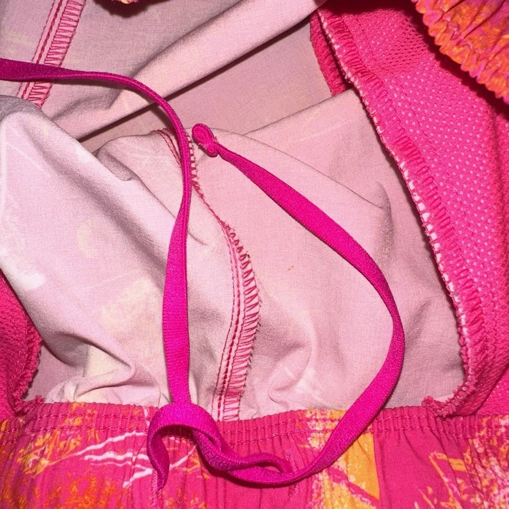 The North Face Wander Short‎ Mens Size Medium Pink Glo Valley Print Drawstring